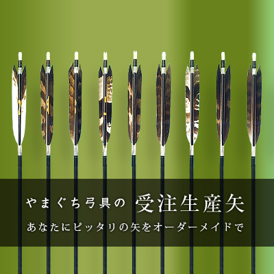 弓道 カーボン矢 雷槌カーボン七六式6本 ミズノ80-20 6本