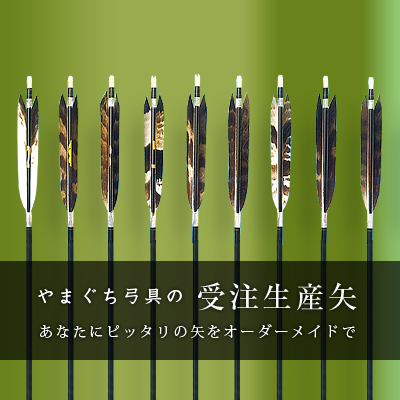 矢(受注生産) :: スタンダード :: 遠的矢 :: カーボン :: 遠的矢6本